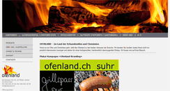 Desktop Screenshot of ofenland.ch